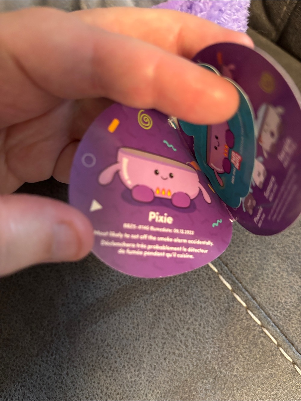 π³ Purple Plush Pixie the Pan Kitchen BumBumz with Sunny Egg 7.5 inches π³ - Picture 5 of 5